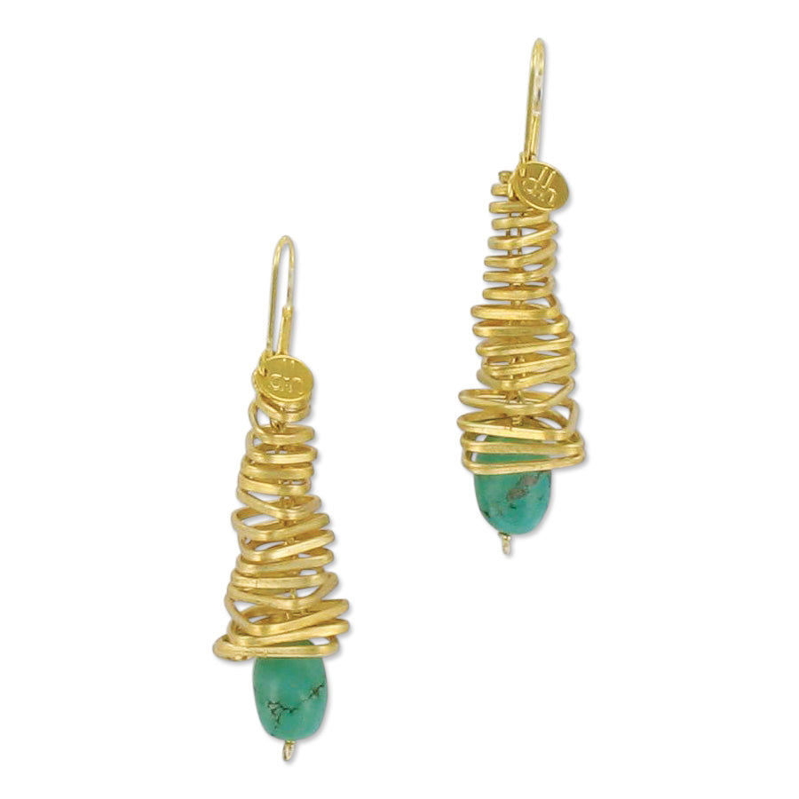 Resort turquoise earrings