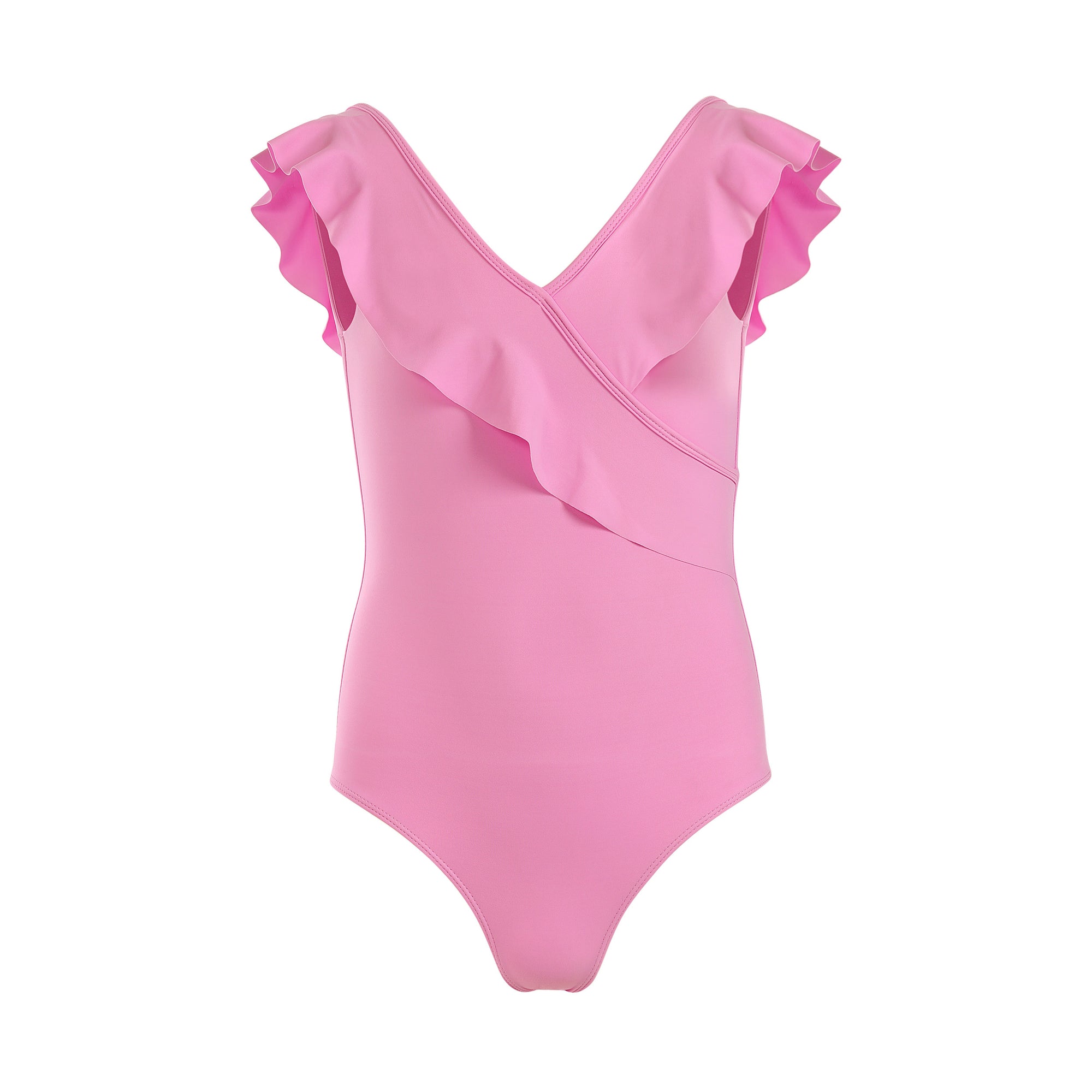 Lily Pink Ruffle Kids One Piece